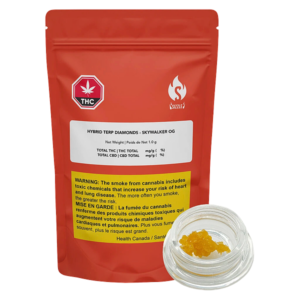 Sizzle - Hybrid Terp Diamonds - Skywalker Og