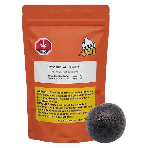 Sizzle Boosted - Indica Terp Hash - Cherry Fizz