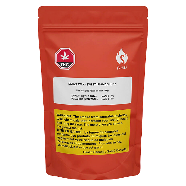 Sizzle - Sativa Wax - Sweet Island Skunk