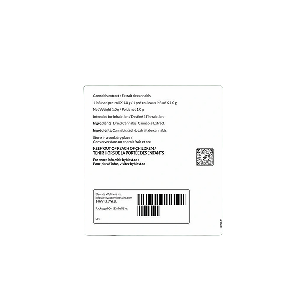 BLAST - Double-Dip Live Rosin Core Infused Pre-Roll