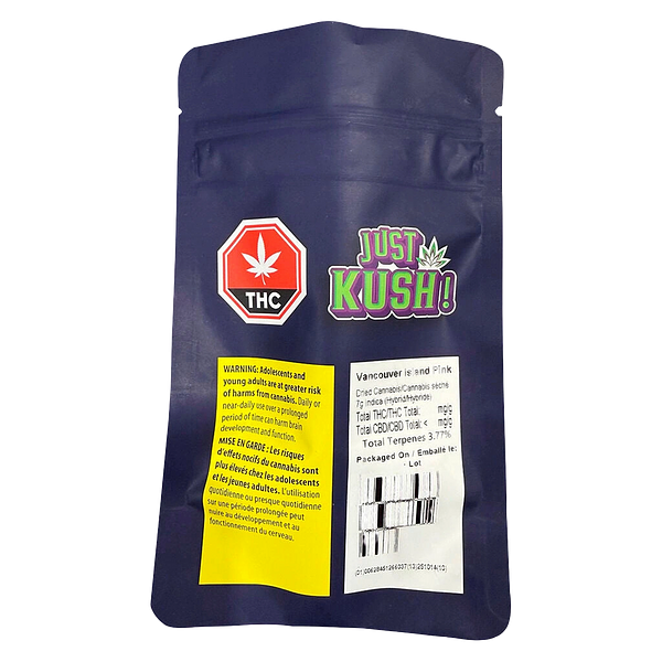 Just Kush - VIP Kush (Vancouver Island Pink) Flower