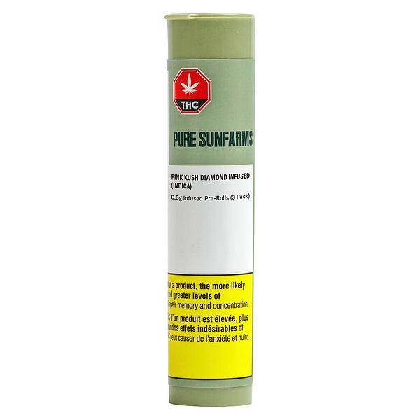 Pure Sunfarms - Pink Kush Diamond Infused Pre-Roll image 2
