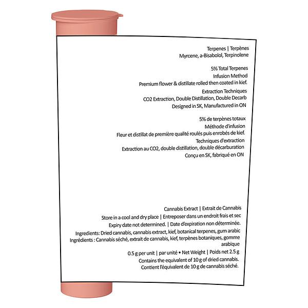 Trippy Sips - Peach High-Alive Infused Pre-Roll image 3