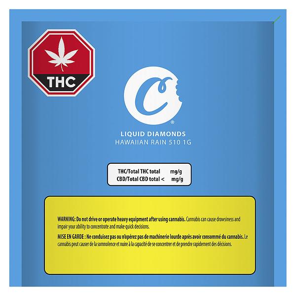 C. - Liquid Diamonds Hawaiian Rain 510 Thread Cartridge image 2