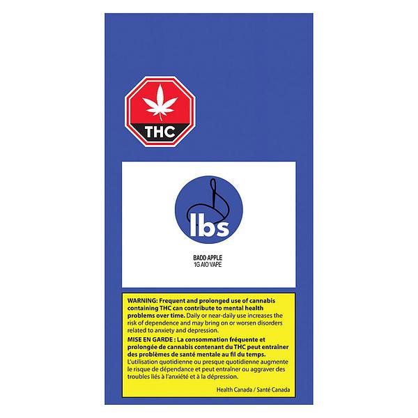 D lbs - Badd Apple All In One Vape image 2