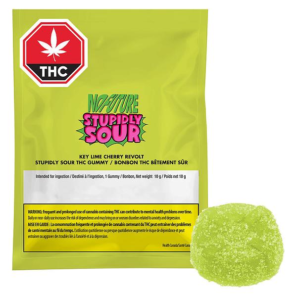 No Future - Key Lime Cherry Revolt - Stupidly Sour THC Gummy image 4