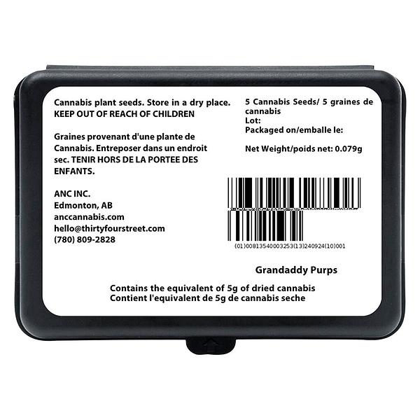 34 Street Seed Co. - Grandaddy Purps Seeds image 4