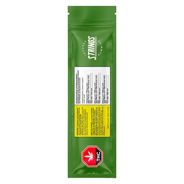 Strings - Kiwi Melon Apple Live Rosin 1:1 CBG Gummy Ropes image 2