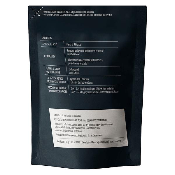 DEBUNK - Uncut Gems Liquid Diamond 510 Thread Cartridge image 3