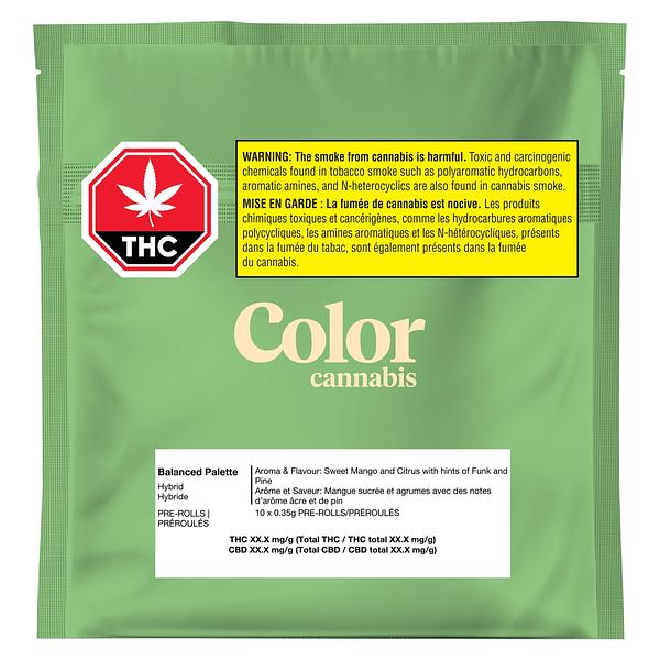 Color Cannabis - Balanced Palette Pre Roll image 2