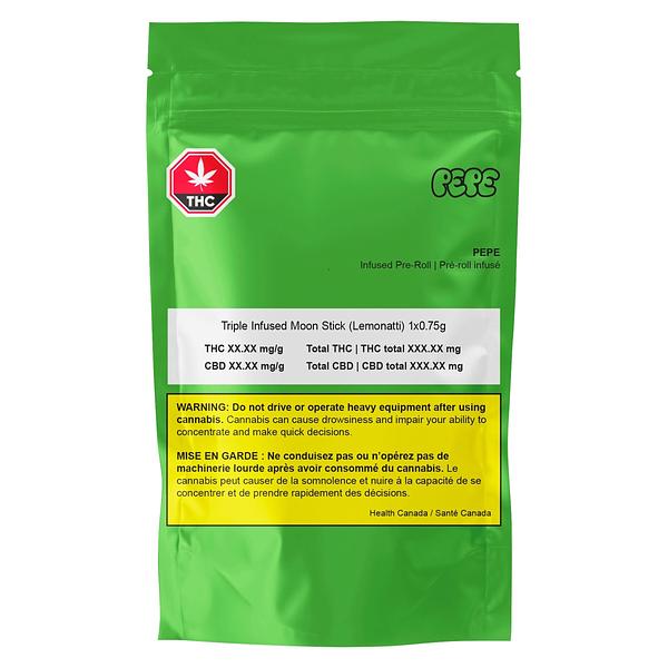 Pepe - Triple Infused Lemonatti Moon Stick Infused Pre Roll image 2