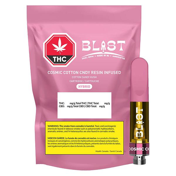 BLAST - Cosmic Cotton Candy Resin Infused 510 Thread Cartridge image 4