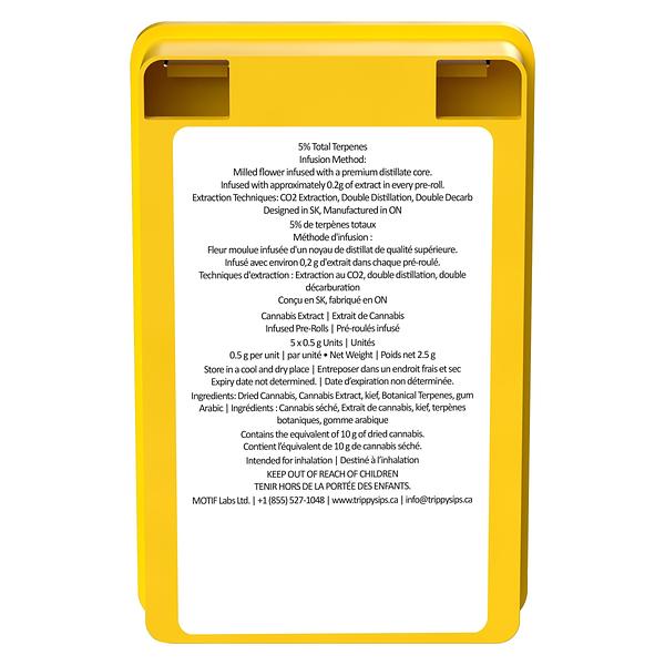 Trippy Sips - Juicy 5 Variety Pack Infused Pre Roll image 3