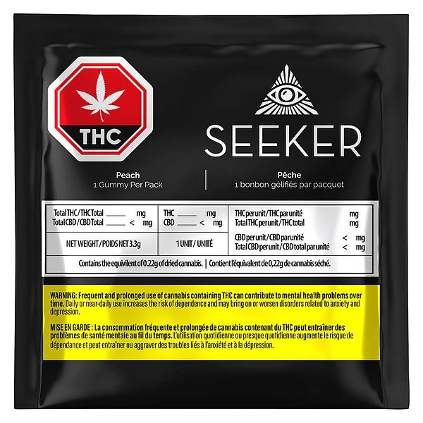 Seeker - Peach THC Gummy image 2