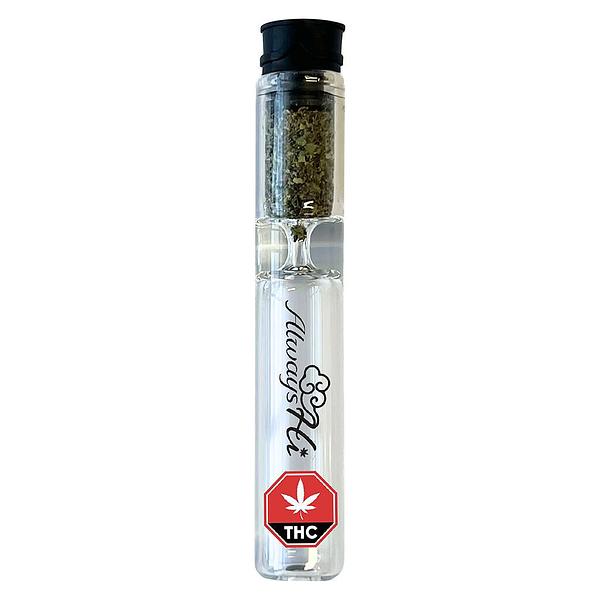 Always Hi - THC Hybrid Glass Pipe Pre-Roll  image 1
