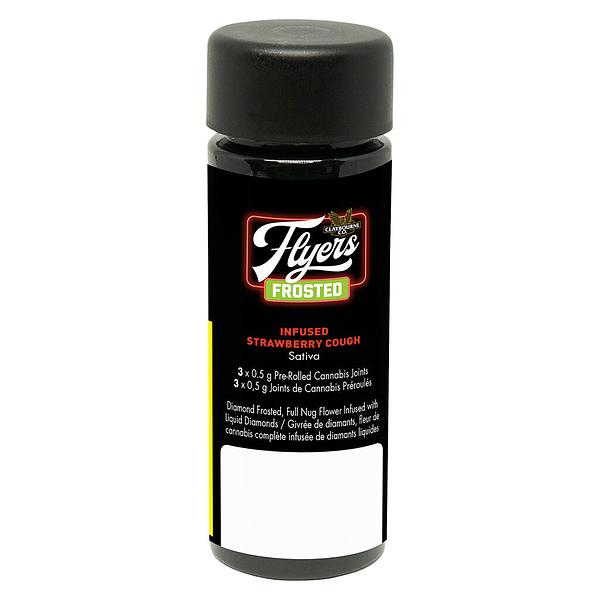 Claybourne - Flyers Frosted Infused Strawberry Cough Pre-Rolls image 2