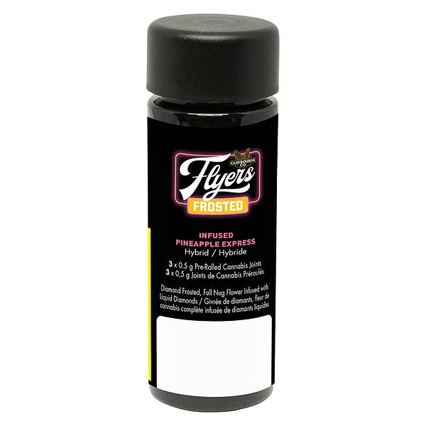 Claybourne - Flyers Frosted Infused Pineapple Express Pre-Rolls image 2