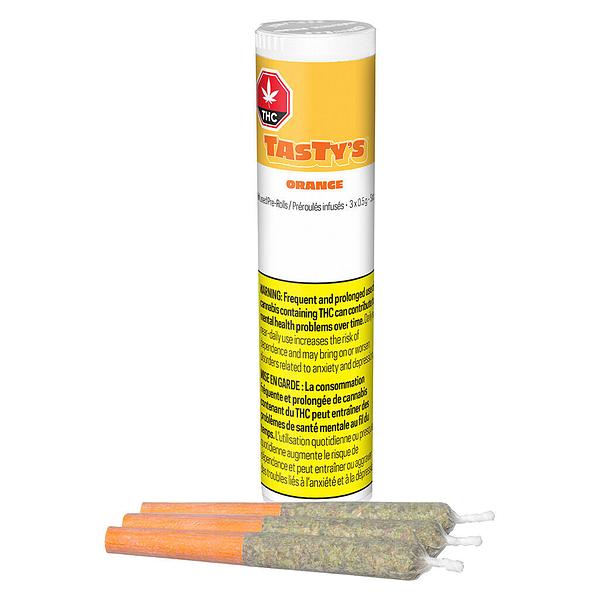 Tasty's - Orange Diamond Infused Pre-Roll image 4