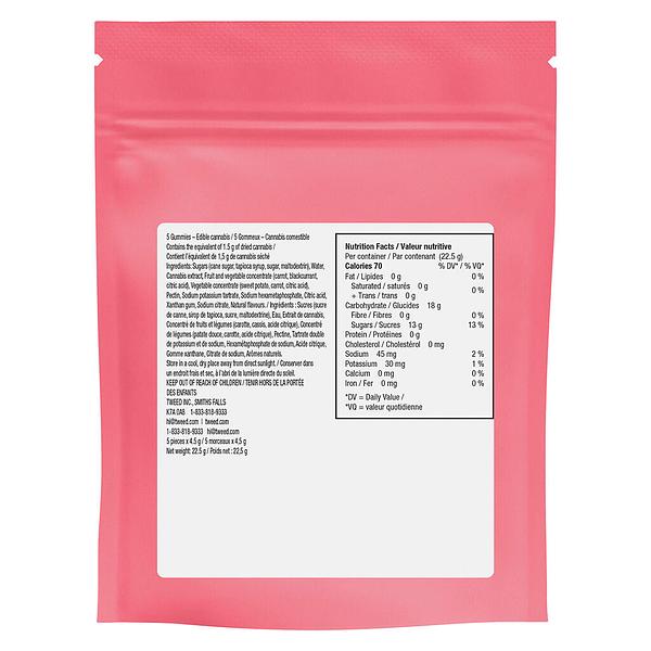 Wana Quick - Strawberry Sorbet 1:1:1 (THC:CBD:CBG) Soft Chews image 3