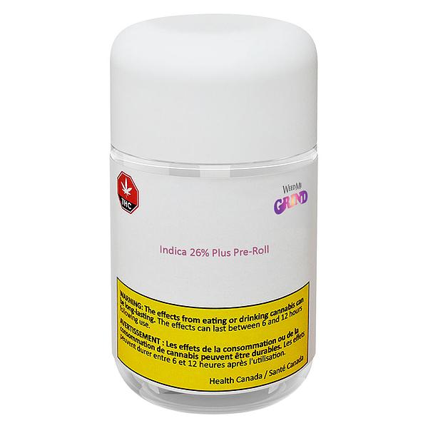 Weed Me Grind - Indica 26 Plus Pre Roll image 2