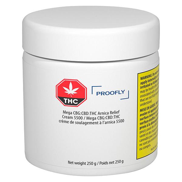 Proofly - Mega CBG:CBD:THC Arnica Relief Cream 5500 image 2