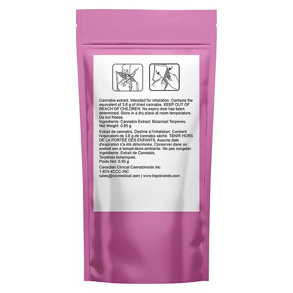 Papa's Herb - Astro Pink Indica Saucy Diamond Disposable Vape image 3