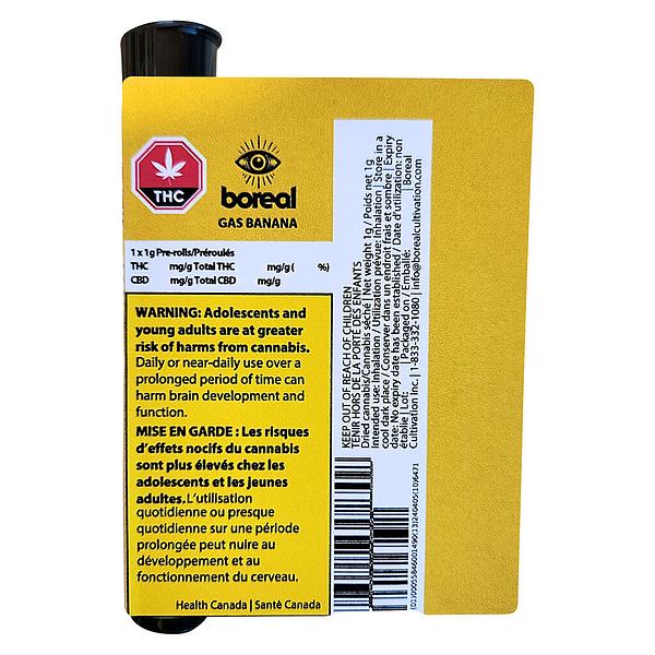 Boreal - Gas Banana Pre Roll image 3