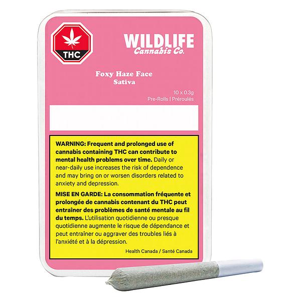 Wildlife Cannabis Co. - Foxy Haze Face Pre Roll image 4
