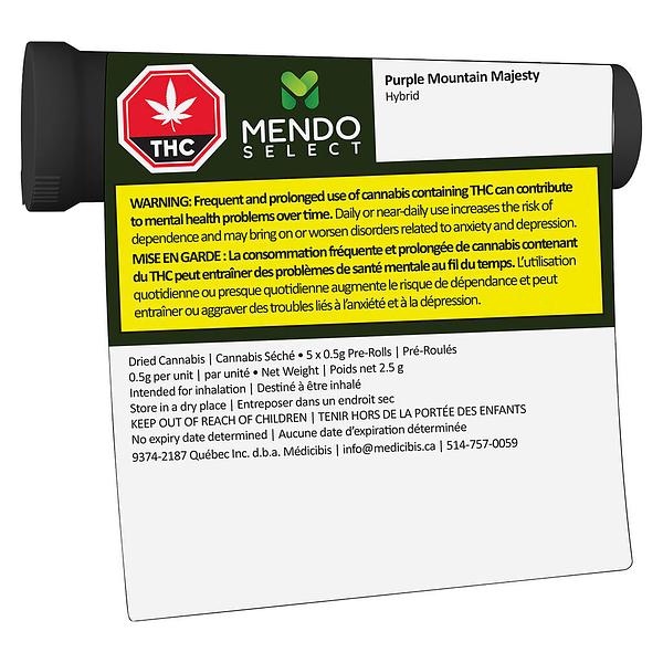Mendo Select - Purple Mountain Majesty 1:1 Pre-Roll image 3