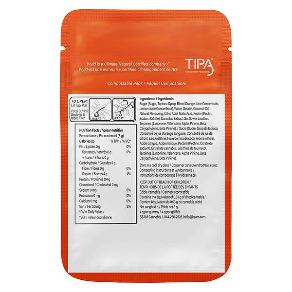 Wyld - Real Fruit Blood Orange 3:1 Cbc:Thc image 3