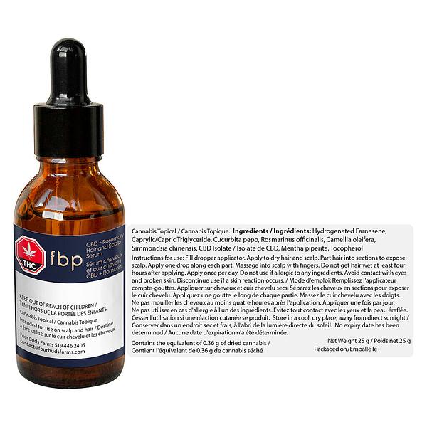 FBP - CBD + Rosemary Hair and Scalp Serum image 3