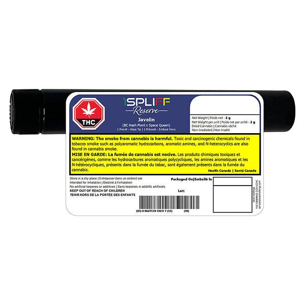 1Spliff Reserve - Javelin Premium Glass Tip Pre-Roll image 3
