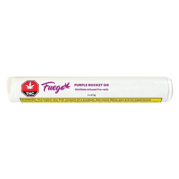 Fuego - Purple Rocket Og Distillate Infused Pre Roll image 2
