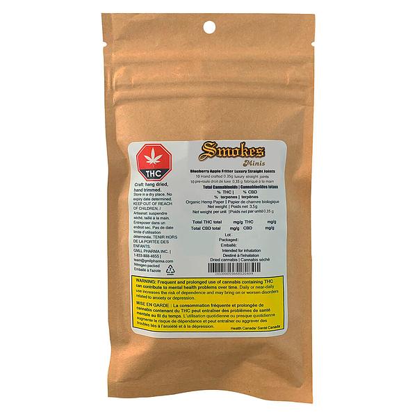 Smokes Minis - Blueberry Apple Fritter - Luxury Straight Joints image 2