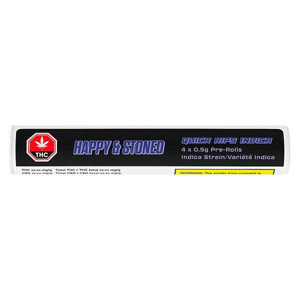 Happy & Stoned - Quick Rips Indica Pre-Roll image 2