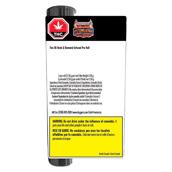 Sluggers - Fire OG Hash & Diamond Infused Pre-Roll image 3