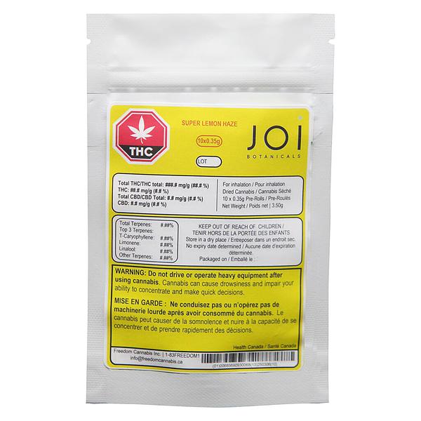 Joi Botanicals - Cbd Super Lemon Haze Pre Roll image 2