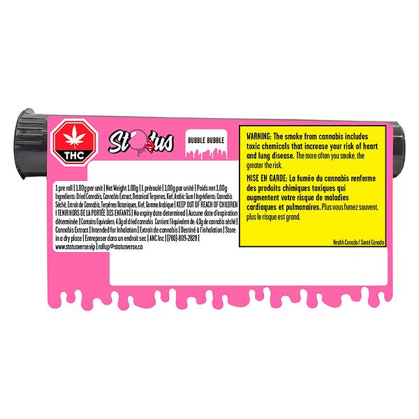 Status - Bubble Bubble Liquid Diamond Infused Kief Coated Blunt image 3