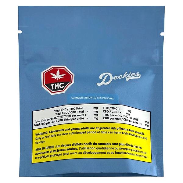 Deckies - Summer Melon - 10 Thc Pouches image 2