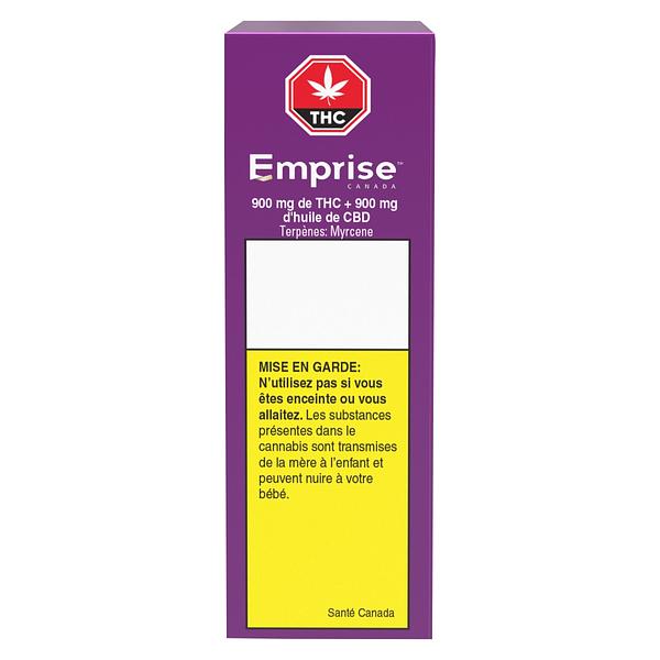Emprise Canada - 900 Thc + 900 Cbd Oil image 3