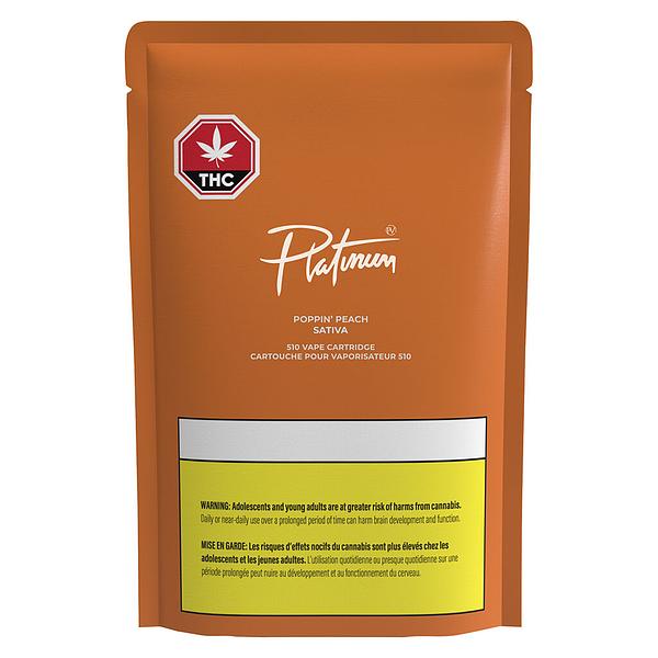 Platinum - Poppin' Peach 510 Thread Cartridge image 2