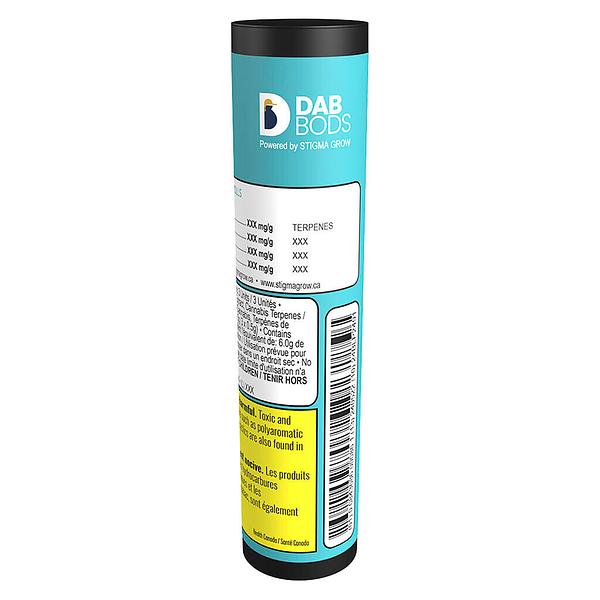 Dab Bods - Blue Lobster 60's+ Dbl Infused Pre Roll image 3