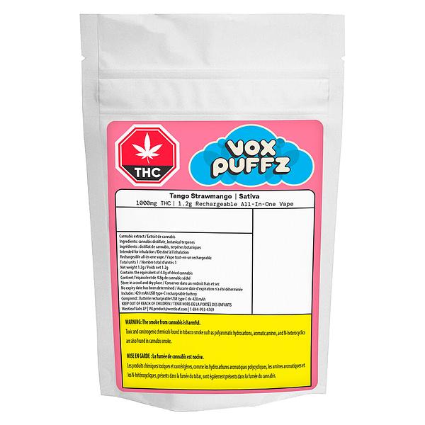 VoxPuffz - Tango Strawmango Rechargeable All-In-One Vape image 2