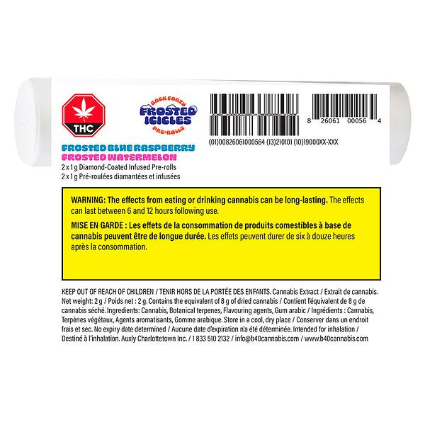 Back Forty - Frosted Icicles Infused Pre Roll image 3