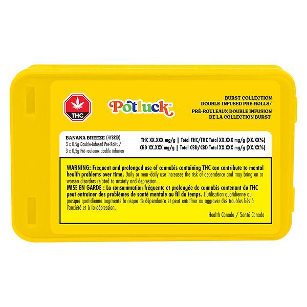 Potluck - Banana Breeze Infused Pre-Roll image 2