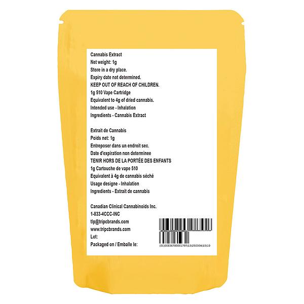 TERP GUSH - Lemon Fantasy Live Resin 510 Thread Cartridge image 3