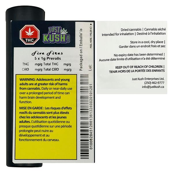Just Kush - Five Fires Pre-Rolls image 3
