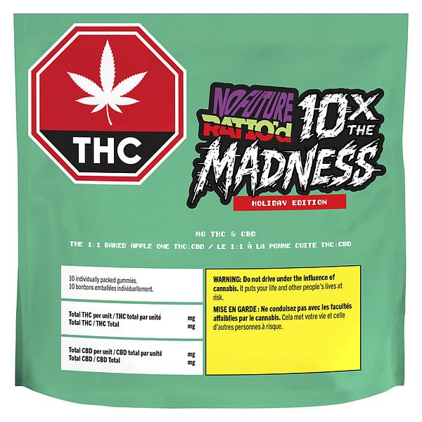 No Future - 10x the Madness: Ratio'd The 1:1 Baked Apple One CBD:THC image 2