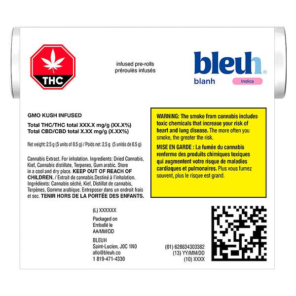 Blanh - Gmo Kush Infused Infused Pre Roll image 3