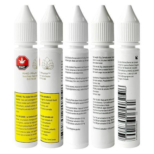 RHO Phyto - Nano Drop 25:25 THC:CBG image 2